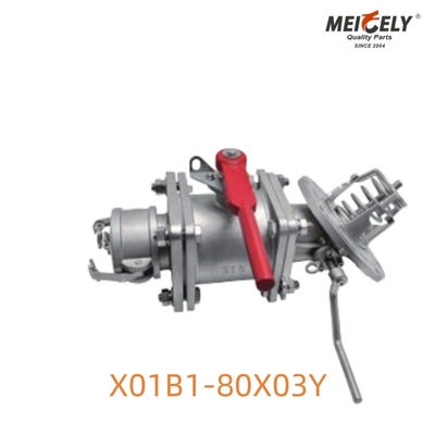 X01B1-80X03Y วาล์วขา พร้อมการประกอบวาล์วกระพริกสําหรับรถบรรทุกถัง