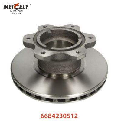 อะไหล่จานเบรค จานเบรค 6684230512 6684230312 สำหรับรถบรรทุก Mercedes Benz