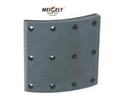 คุณภาพ  4654 Truck Spare Parts Brake Lining For   ISO9001 โรงงาน
