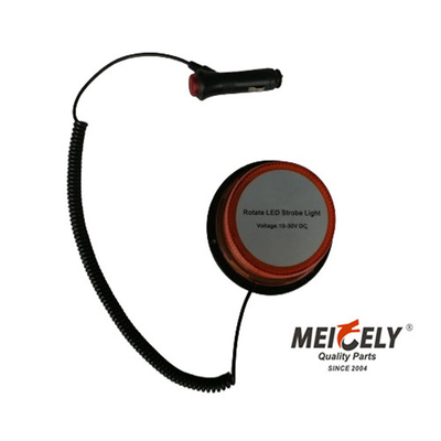 DC10-30V คุณภาพสูง LED กลม LED ไฟหมุน Strobe แอมเบอร์ LED