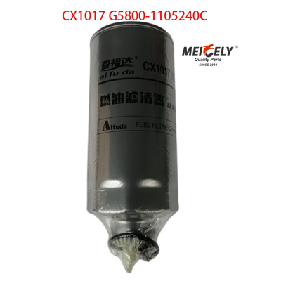 คลังสินค้า CX1017 เครื่องกรองน้ํามันเครื่องยนต์ G5800-1105240C สําหรับ VOL-VO Filter