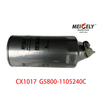คลังสินค้า CX1017 เครื่องกรองน้ํามันเครื่องยนต์ G5800-1105240C สําหรับ VOL-VO Filter