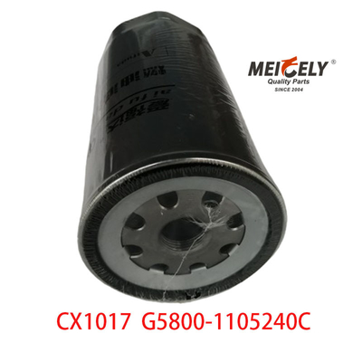 คลังสินค้า CX1017 เครื่องกรองน้ํามันเครื่องยนต์ G5800-1105240C สําหรับ VOL-VO Filter