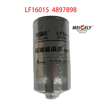 LF16015 เครื่องกรองน้ํามันรถยนต์ 4897898 สําหรับ Fleetguard Cummins Daf