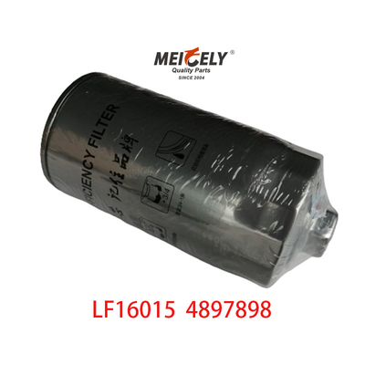 LF16015 เครื่องกรองน้ํามันรถยนต์ 4897898 สําหรับ Fleetguard Cummins Daf