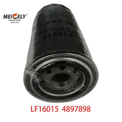 LF16015 ไส้กรองน้ำมันเครื่องรถบรรทุกสำหรับ Fleetguard Cum-mins Daf พร้อมกระดาษกรอง + โครงสร้างเหล็ก ขนาดมาตรฐาน OEM