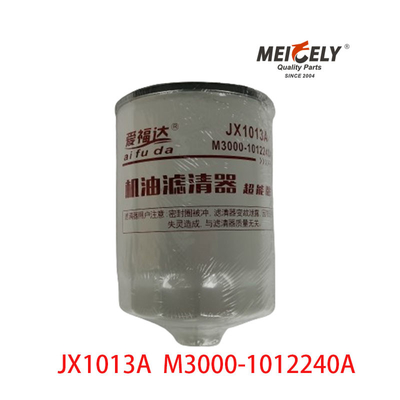 สต็อคคุณภาพสูง JX1013A เครื่องกรองน้ํามัน M3000-1012240A สําหรับ Yuchai