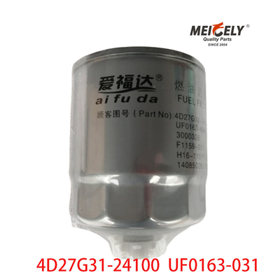 อะไหล่ของรถยกขนยางใหม่ 4D27G31-24100 เครื่องกรองน้ํามัน UF0163-031