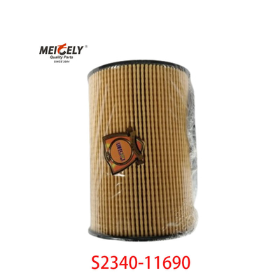 ขนาดมาตรฐาน S2340-11690 เครื่องกรองน้ํามันสําหรับฮินโอก