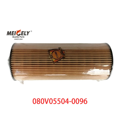 สต็อค OEM 080V05504-0096 สําหรับ SINOTRUK Howo T5G เครื่องกรองน้ํามันรถบรรทุก