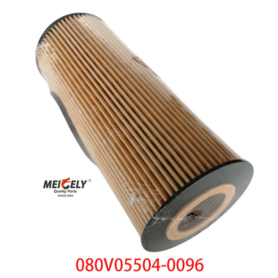 สต็อค OEM 080V05504-0096 สําหรับ SINOTRUK Howo T5G เครื่องกรองน้ํามันรถบรรทุก