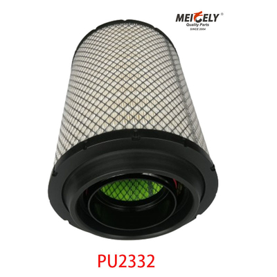 ขายร้อน PU2332 เครื่องกรองอากาศรถบรรทุกสําหรับ FAW Jiefang J6