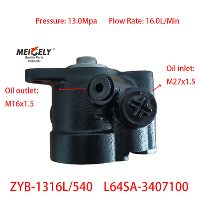 ปั๊มเข็มขัดพลังงานสต็อก ZYB-1316L/540 สําหรับเครื่อง Chaochai 6102