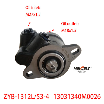 สต็อค ZYB-1312L/53-4 ปั๊มการควบคุมแรงสําหรับ Jinlong Foton Nanjun
