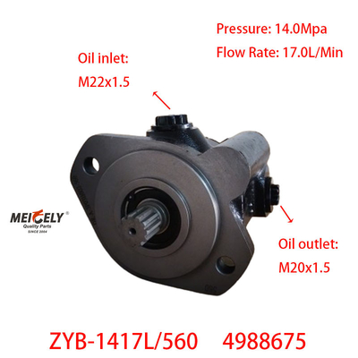 Cummins ISD ISDE 4BT เครื่องยนต์ 4988675 การขับเคลื่อนไฟฟ้า ปั๊มไฮดรอลิก