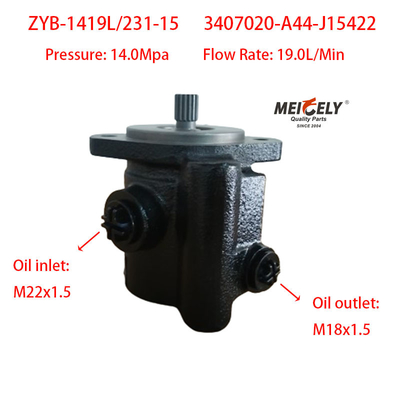 ปั๊มขับเคลื่อนไฟฟ้าคุณภาพสูง ZYB-1419L/231-15 Weichai Deutz