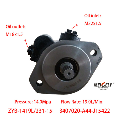 ปั๊มขับเคลื่อนไฟฟ้าคุณภาพสูง ZYB-1419L/231-15 Weichai Deutz