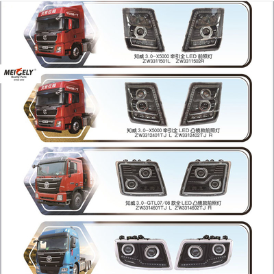 อะไหล่รถบรรทุก LED แฮร์ไลท์ประกอบสําหรับ Shacman Foton X3000