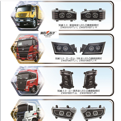 61020932 สําหรับรถบรรทุกหนักซานี่ Yingjie LED แฮร์ไลท์ประกอบ