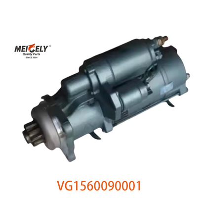 การประกอบเครื่องเริ่มเครื่องยนต์ VG1560090001 สําหรับรถบรรทุก Sinotruk HOWO VG156009007