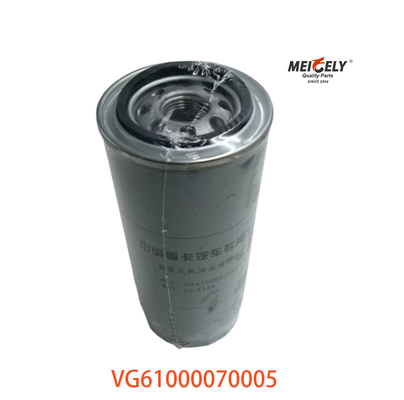 เครื่องกรองน้ํามันเครื่องจักร Weichai VG61000070005 สําหรับ Sinotruk Howo JX0818A