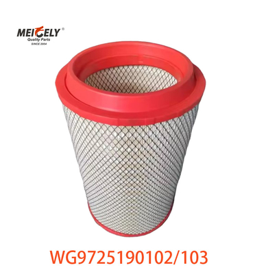 หัวเครื่องกรองอากาศ WG9725190102 สําหรับ SINOTRUK HOWO WG9725190103