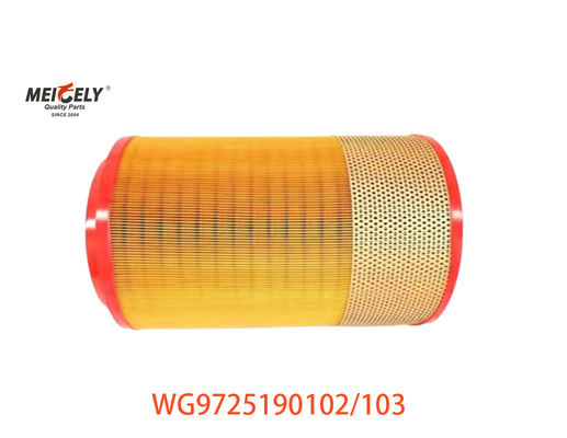 หัวเครื่องกรองอากาศ WG9725190102 สําหรับ SINOTRUK HOWO WG9725190103