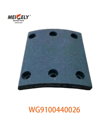 แผ่นเบรน WG9100440026 สําหรับรถบรรทุกหนัก SINOTRUK HOWO WG9100440028