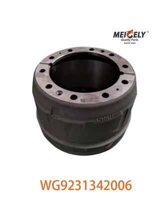 กลองเบรคหลังรถบรรทุกภารกิจหนักสําหรับ SINOTRUK HOWO A7 WG9231342006 AZ9231342006