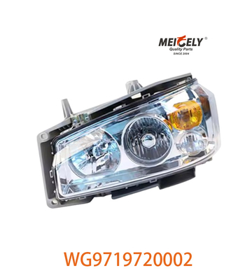 การประกอบไฟหน้าด้านขวา WG9719720002 สําหรับ SINOTRUK HOWO WG9719720001