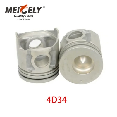 4D34 อะไหล่เครื่องขุดพิสตันสําหรับเครื่องยนต์ Mitsubishi ME018277