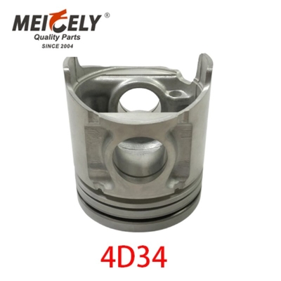 4D34 อะไหล่เครื่องขุดพิสตันสําหรับเครื่องยนต์ Mitsubishi ME018277