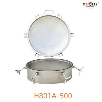 ประเภทการปั่น สแตนเลส H801A-500 กล่องหลุมน้ําสําหรับรถบรรทุกถัง