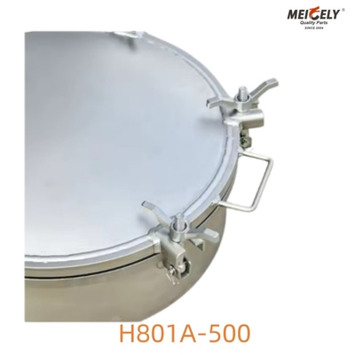 ประเภทการปั่น สแตนเลส H801A-500 กล่องหลุมน้ําสําหรับรถบรรทุกถัง