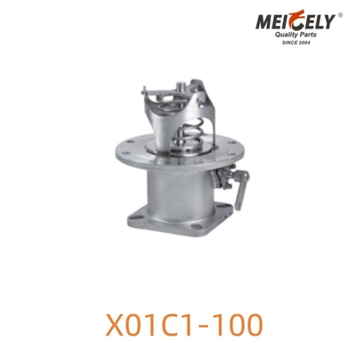 X01C1-100 รถบรรทุกถังสแตนเลส ระบบปักที่ปลอดภัยของวาล์วด้านล่าง