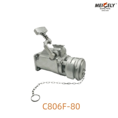 C806F-80 วาล์วระบายน้ําชนิดอุตสาหกรรมภารกิจหนัก สําหรับรถบรรทุกถัง