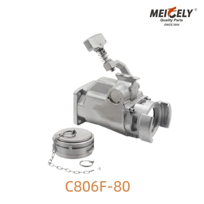 C806F-80 วาล์วระบายน้ําชนิดอุตสาหกรรมภารกิจหนัก สําหรับรถบรรทุกถัง