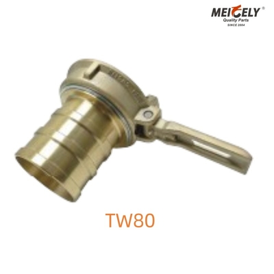 วาล์วบอล TW80 ที่มีความสามารถสูง ป้องกันการรั่วไหลในการลดของรถบรรทุกถัง