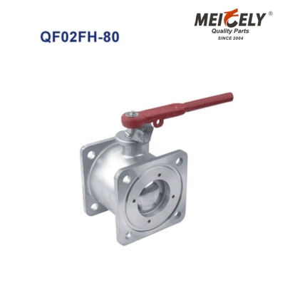 ค ณภาพส ง ONE-PC Round / Square Flange Ball Valve QF02YH-80 QF02FH-80 สําหรับถัง