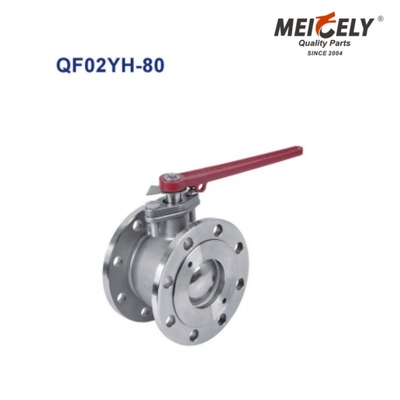 ค ณภาพส ง ONE-PC Round / Square Flange Ball Valve QF02YH-80 QF02FH-80 สําหรับถัง