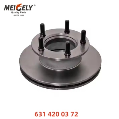ดิสก์เบรคด้านหน้าคุณภาพสูง เครื่องยนต์เบรค Semi 6314200372 6314200372 สําหรับ Merceds-Benz