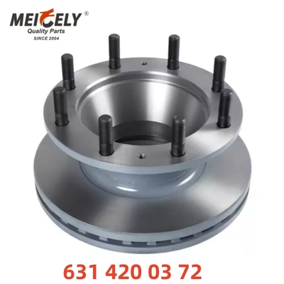 ดิสก์เบรคด้านหน้าคุณภาพสูง เครื่องยนต์เบรค Semi 6314200372 6314200372 สําหรับ Merceds-Benz