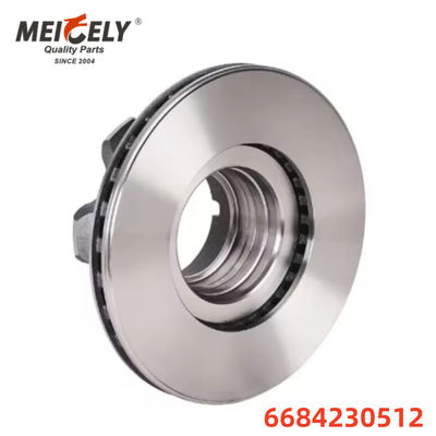 อะไหล่จานเบรค จานเบรค 6684230512 6684230312 สำหรับรถบรรทุก Mercedes Benz