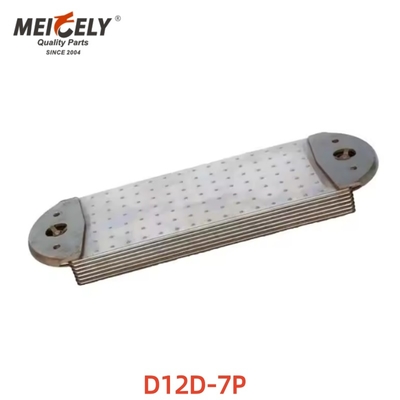 อะไหล่เครื่องขุดคุณภาพสูง เครื่องเย็นน้ํามันเครื่องยนต์ D12D-7P 20700516 20712461 20745961 1675774
