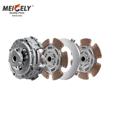 OEM การประกอบคลาชช์ภาระภาระหนักแบบมาตรฐานที่มีผิวเคลือบการคดกรวดเซรามิกสําหรับรถบรรทุก Mack