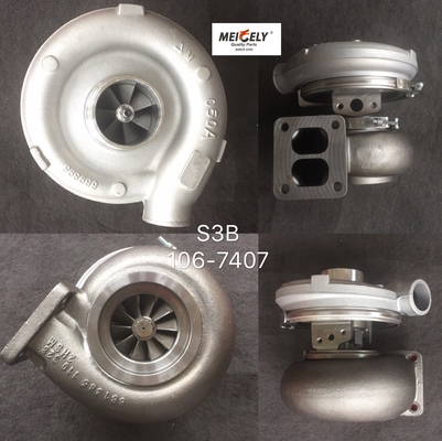 3306 เทอร์โบชาร์จเจอร์เครื่องยนต์เหล็ก S3B 106-7407