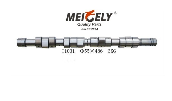 ชิ้นส่วนรถบรรทุกเรโนลต์เหล็กหล่อ T1031 เครื่องยนต์เพลาลูกเบี้ยว 55 × 486 มม. 3KGS