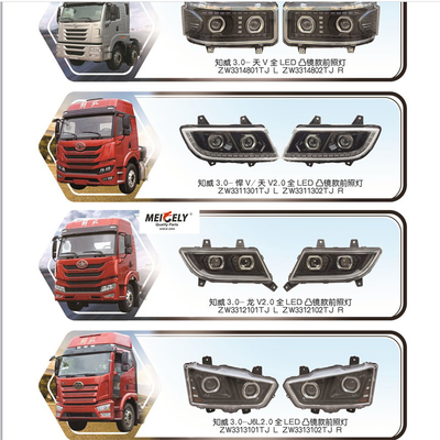 ประเทศจีน FAW ไฟฉายหน้ากระจกขอบ LED สําหรับ Jiefang