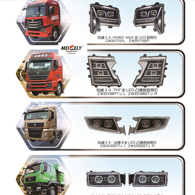 สายไฟหน้า LED ครบวงจร 92101-Y4010XH สําหรับ Sinotruck HOWO MAX