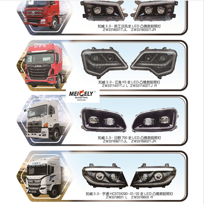ไฟหน้า LED แบบใหม่ สําหรับรถบรรทุกหนัก JAC K5 Hino 700 Yutong